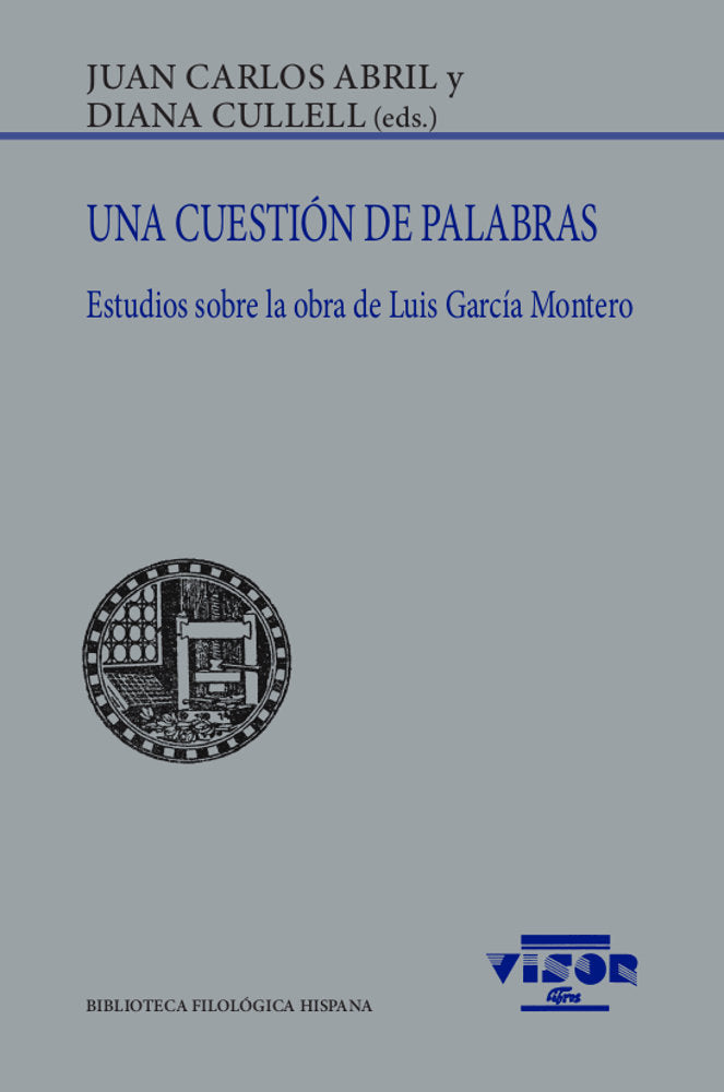 Una cuestión de palabras, de ABRIL | portada del libro