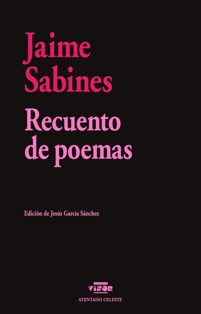 RECUENTO DE POEMAS, de SABINES, JAIME | portada del libro
