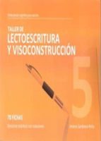TALLER DE LECTOESCRITURA Y VISOCONSTRUCCION 5, de Andrés Sardinero Peña | portada del libro