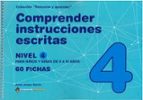 COMPRENDER INSTRUCCIONES ESCRITAS NIVEL 4, de Jesús Jarque García | portada del libro