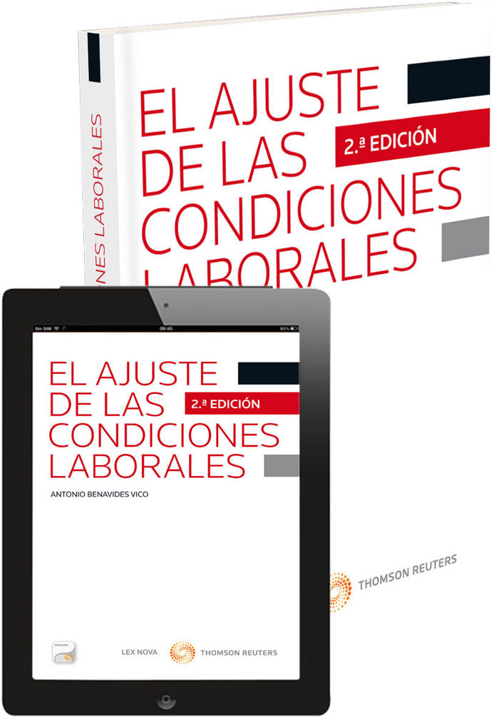 El ajuste de las condiciones laborales (Papel + e-book), de Benavides Vico, Antonio | portada del libro