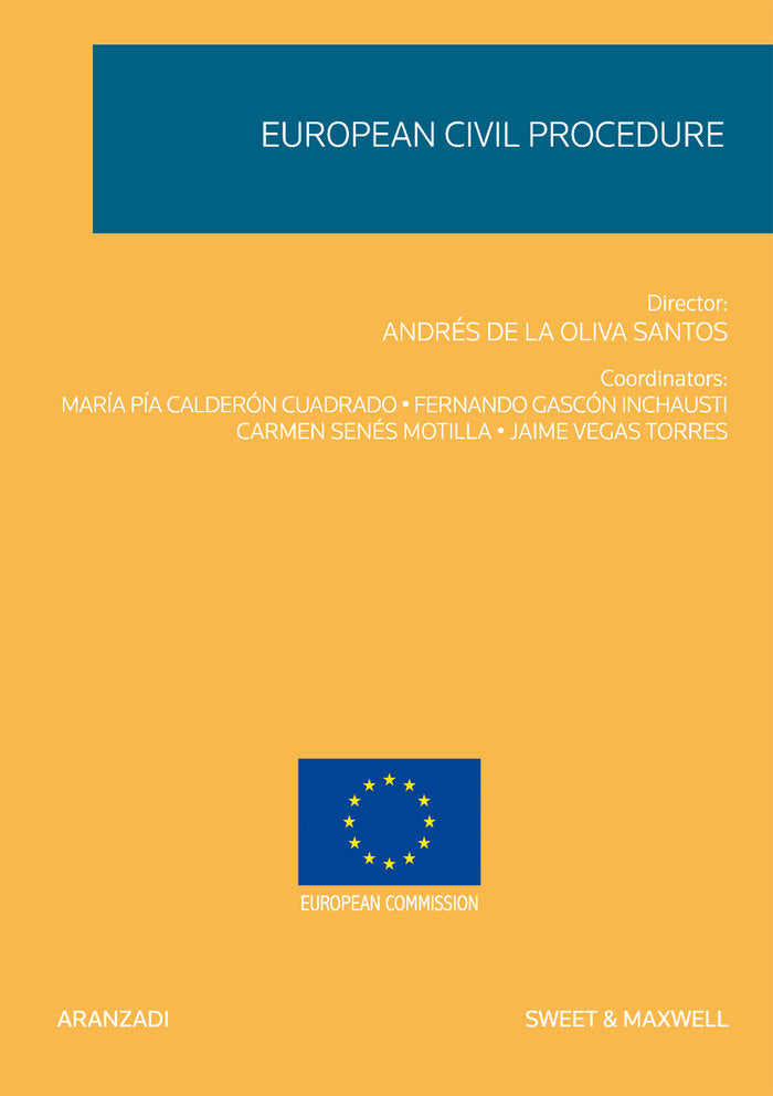 European Civil Procedure, de Calderón Cuadrado, Mª Pía | portada del libro
