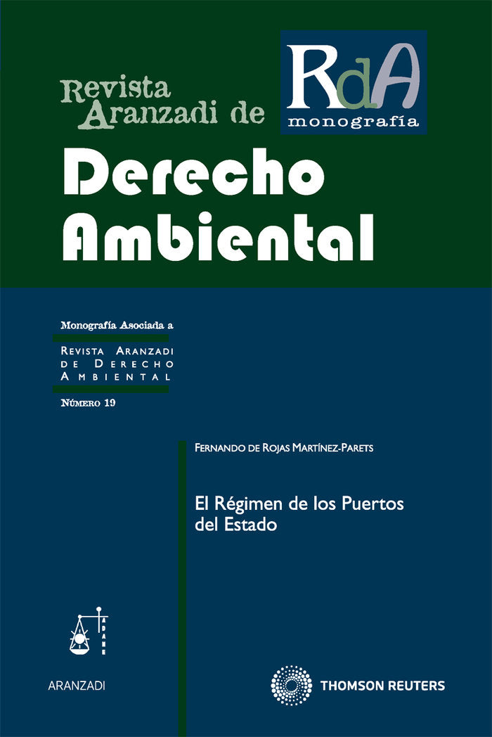 El Régimen de los puertos del Estado, de de Rojas Martínez-Parets | portada del libro
