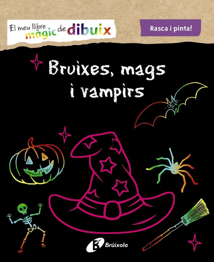 El meu llibre màgic de dibuix. Bruixes, mags i vampirs, de Varios Autores | portada del libro