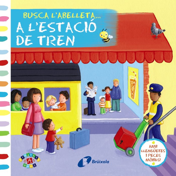 Busca l'abelleta... a l'estació de tren, de Macmillan Publishers | portada del libro