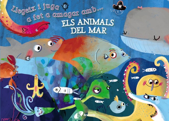 Llegeix i juga a fet a amagar amb... ELS ANIMALS DEL MAR, de Poitier, Anton | portada del libro