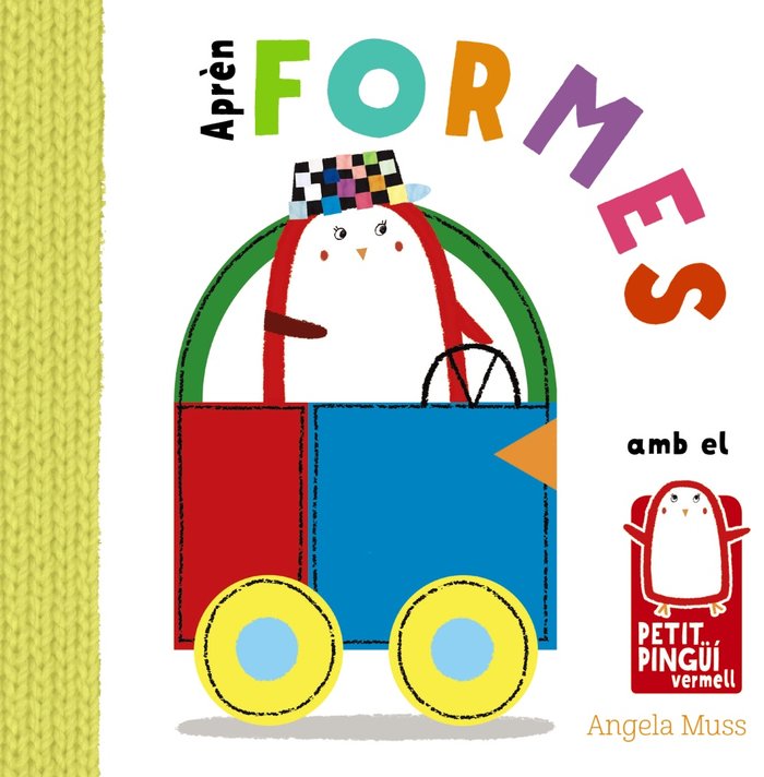 Aprèn formes amb el petit pingüí vermell, de Muss, Angela | portada del libro