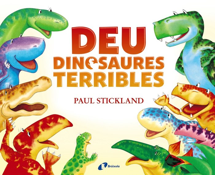 Deu dinosaures terribles, de Stickland, Paul | portada del libro