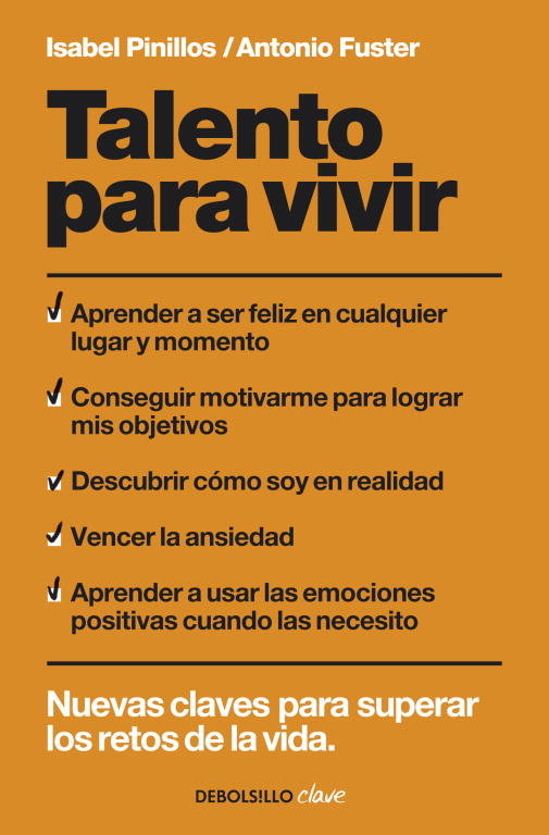 Talento para vivir, de Pinillos, Isabel | portada del libro