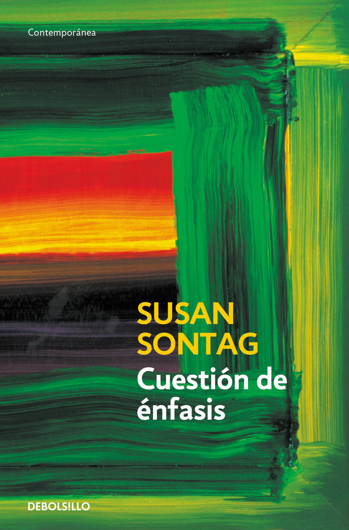Cuestión de énfasis, de Sontag, Susan | portada del libro