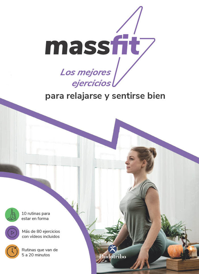 MASSFIT. LOS MEJORES EJERCICIOS PARA RELAJARSE Y SENTIRSE BIEN, de VARIOS AUTORES | portada del libro