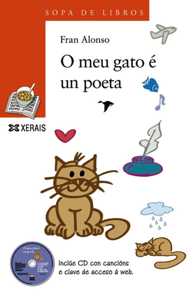 O meu gato é un poeta, de Alonso, Fran | portada del libro