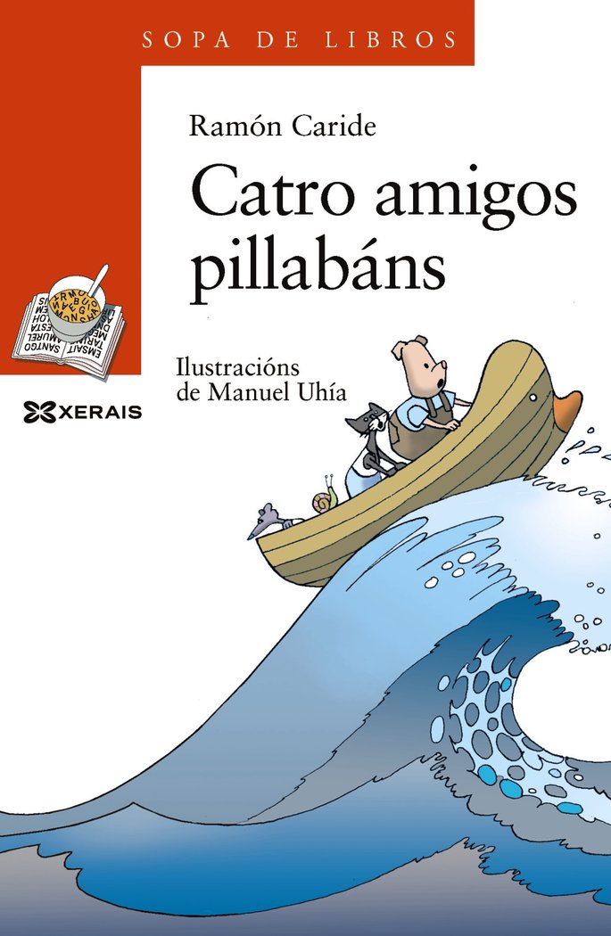 Catro amigos pillabáns, de Caride, Ramón | portada del libro