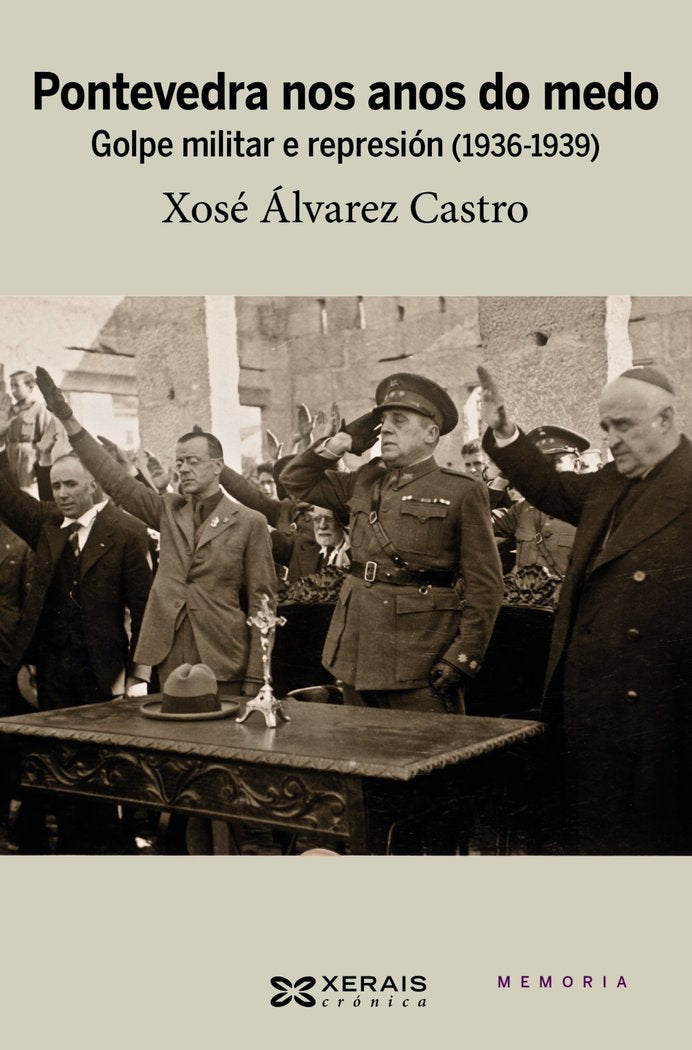 Pontevedra nos anos do medo, de Álvarez Castro, Xosé | portada del libro