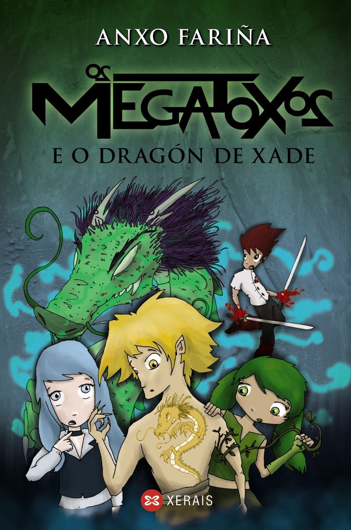 Os Megatoxos e o dragón de xade, de Fariña, Anxo | portada del libro