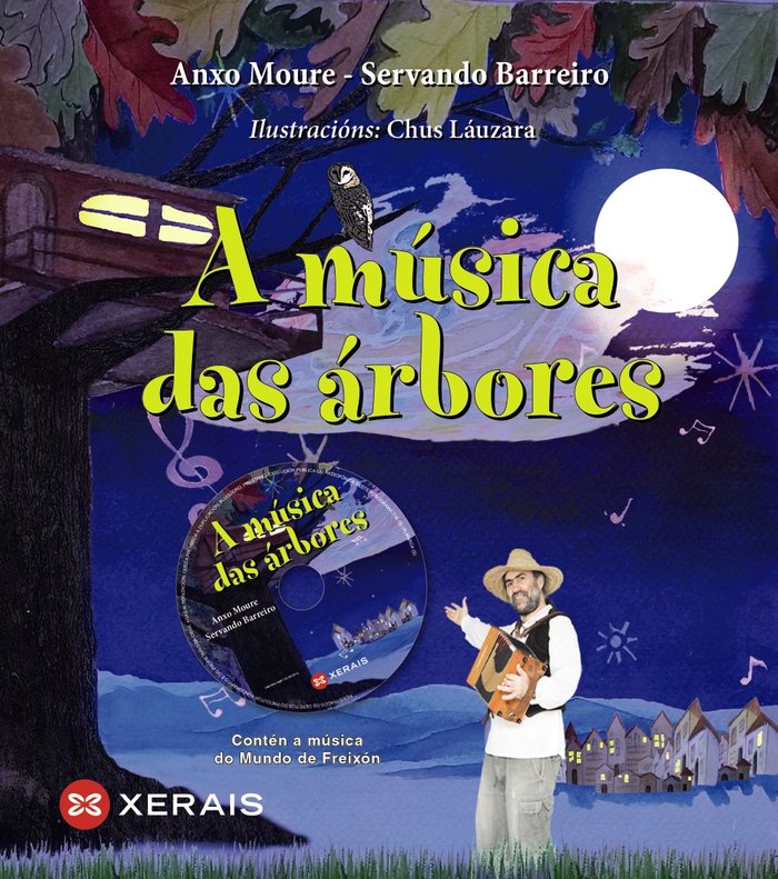 A música das árbores, de Moure, Anxo | portada del libro