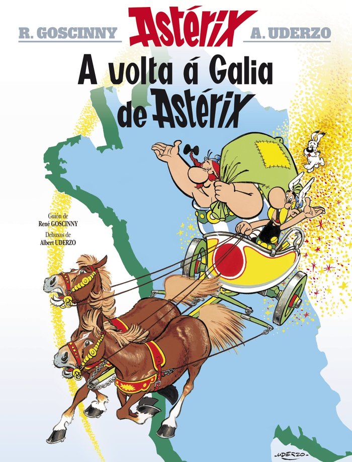 A volta á Galia de Astérix, de Goscinny, René | portada del libro
