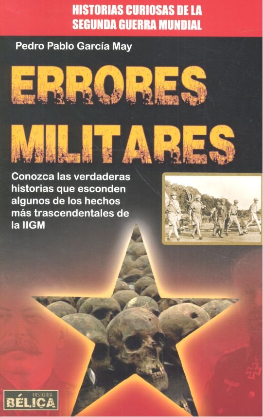 Errores militares, de García May, Pedro Pablo | portada del libro