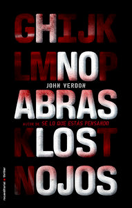 No abras los ojos, de Verdon | portada del libro