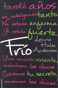 Frío, de Halse Anderson | portada del libro