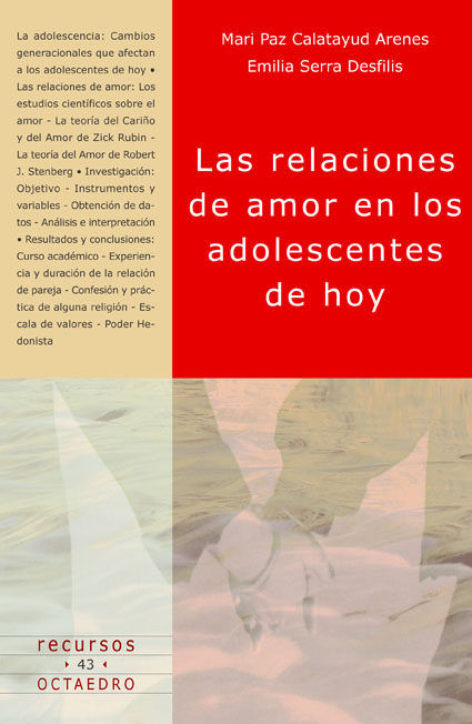 Las relaciones de amor en los adolescentes de hoy, de Calatayud Arenes | portada del libro