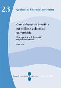 Com elaborar un portafolis per millorar la docència universitària, de BOZU | portada del libro