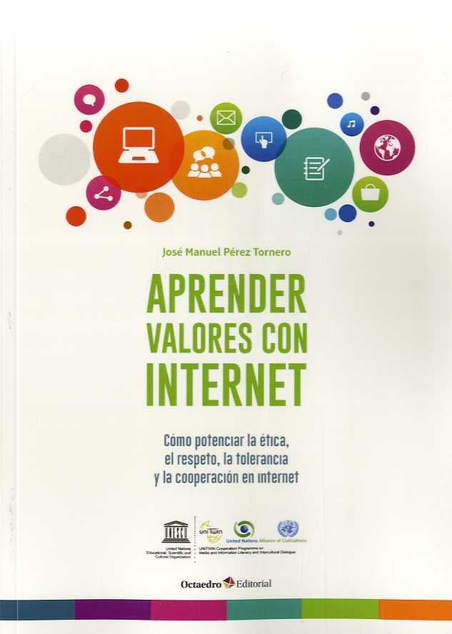 Aprender valores con internet, de Pérez Tornero, José Manuel | portada del libro