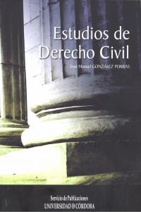 Estudios de Derecho Civil, de González Porras, José Manuel | portada del libro