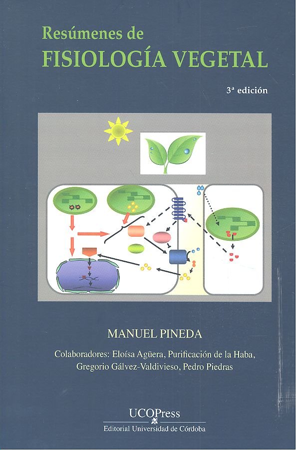Resúmenes de fisiología vegetal, de Pineda Priego | portada del libro