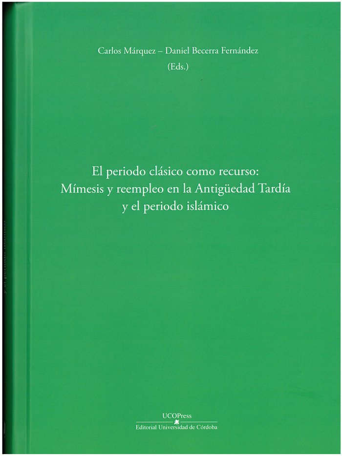 EL PERIODO CLASICO COMO RECURSO: MIMESIS, de VVAA | portada del libro