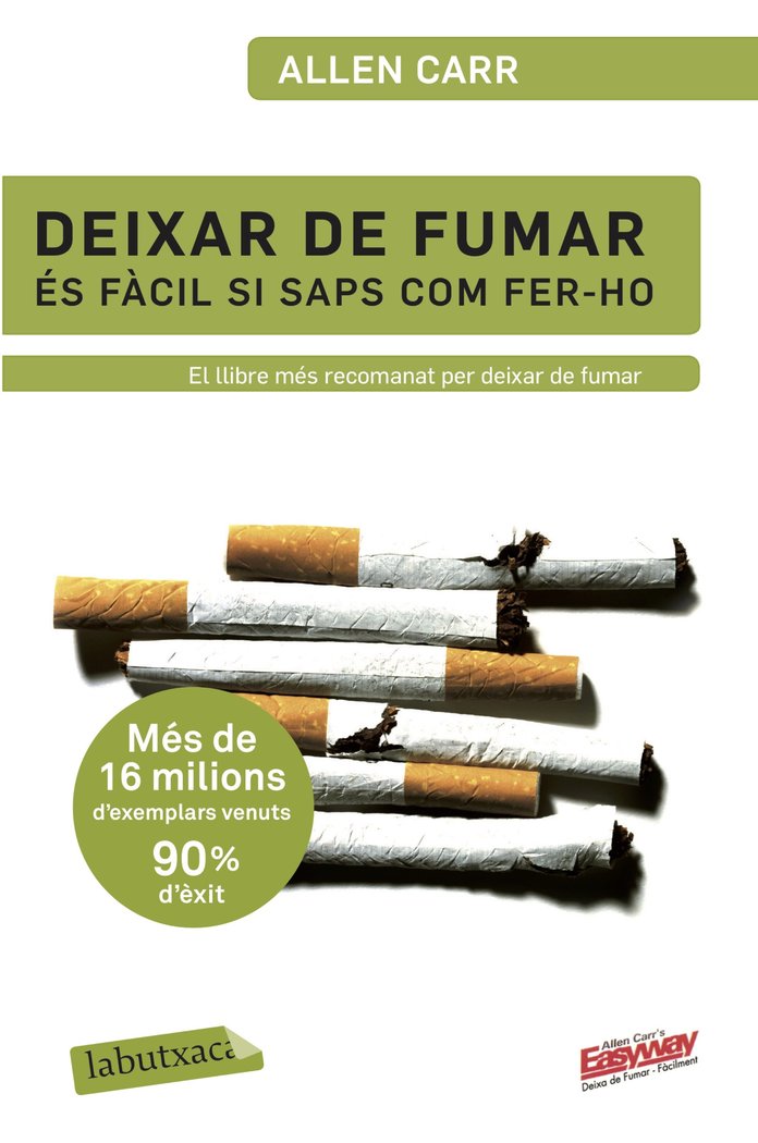 Deixar de fumar és fàcil si saps com fer-ho, de Carr, Allen | portada del libro
