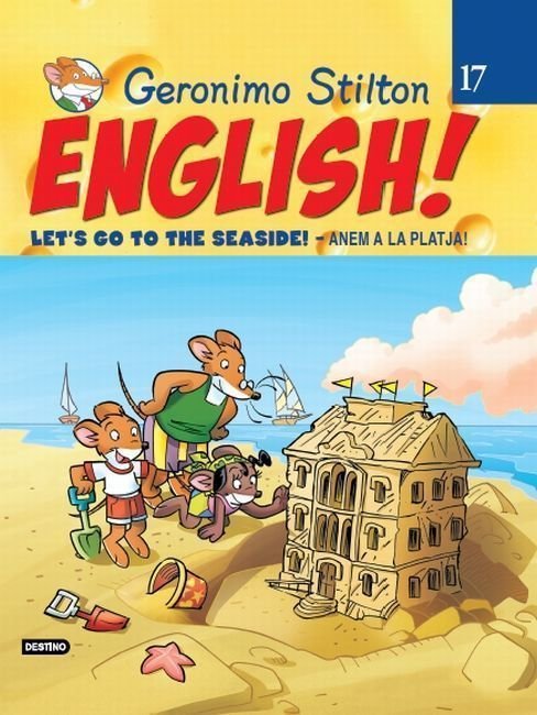Let's go to the seaside-Playing in the garden, de Stilton | portada del libro