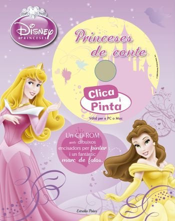 Clica i pinta. Princeses de conte, de Autors | portada del libro