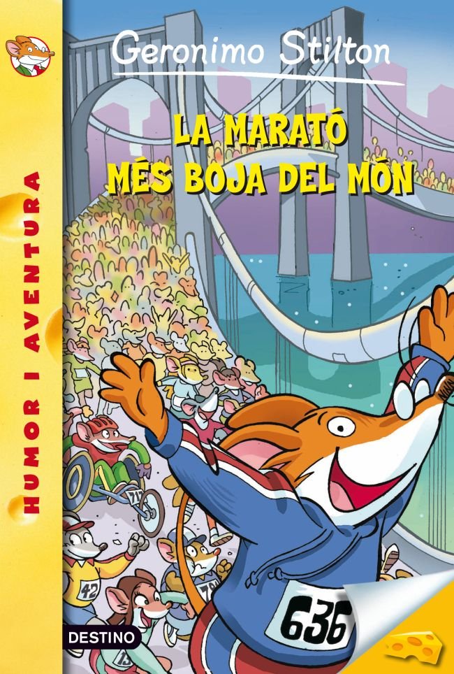 45- La marató més boja del món, de Stilton, Geronimo | portada del libro