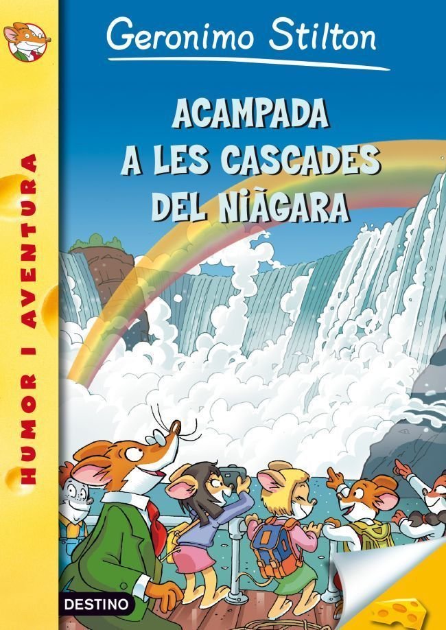 46- Acampada a les cascades del Niàgara, de Stilton, Geronimo | portada del libro