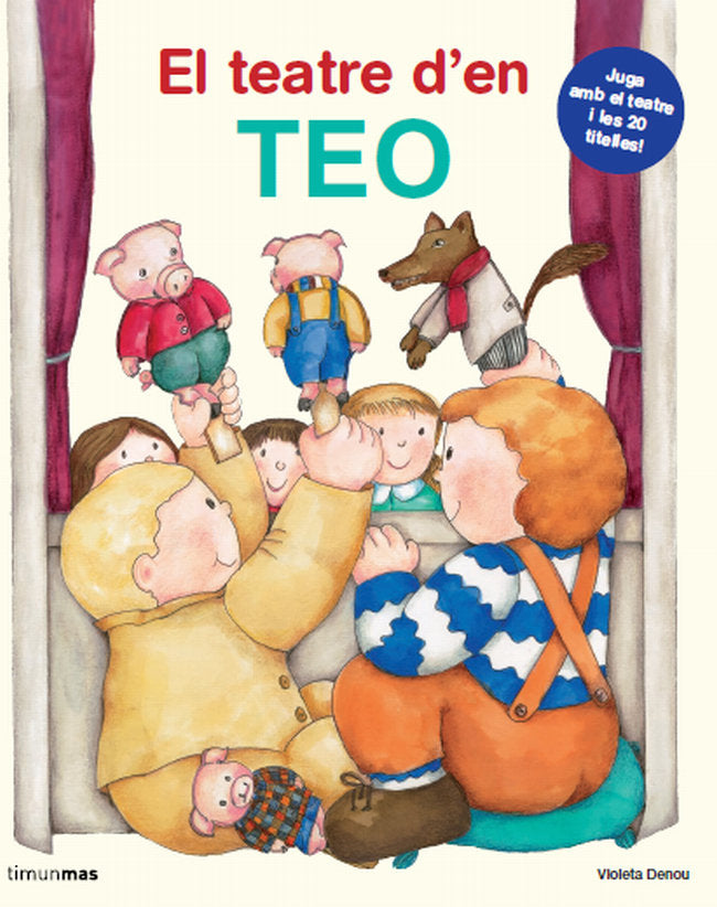 El teatre d'en Teo, de Denou | portada del libro