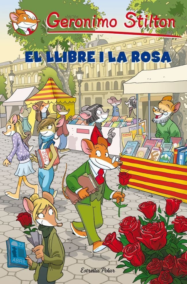 El llibre i la rosa, de Stilton | portada del libro