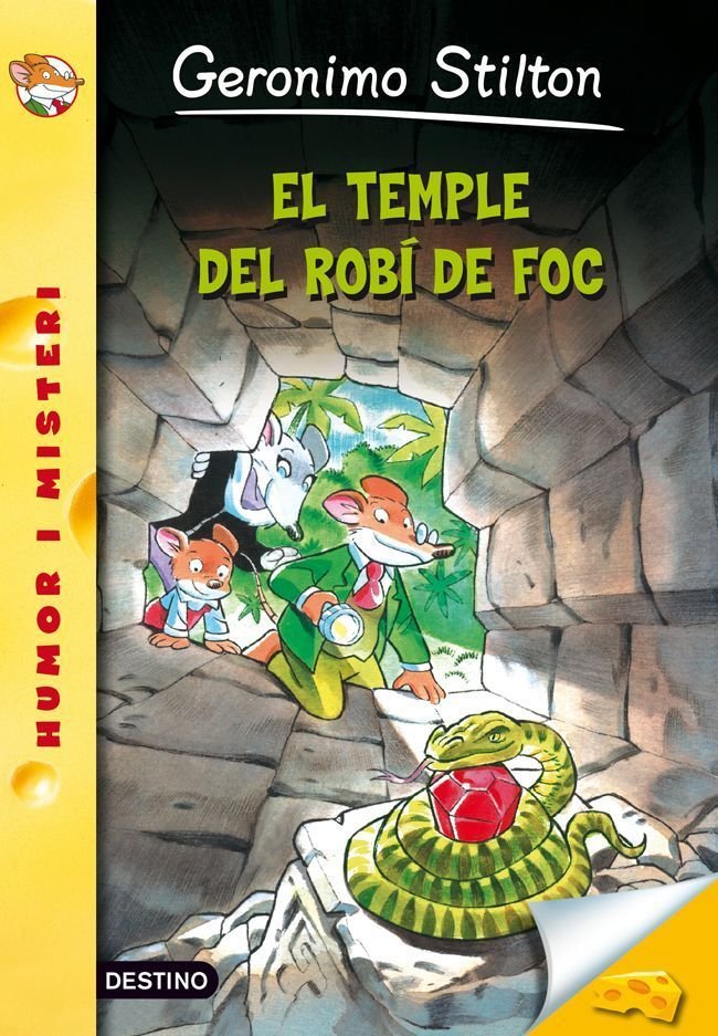 48- El temple del robí de foc, de Stilton | portada del libro