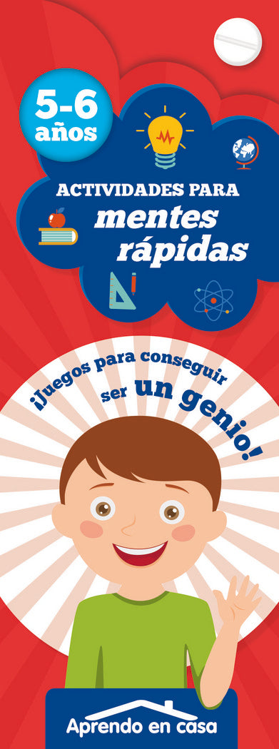 APRENDO EN CASA ACTIVIDADES PARA MENTES RÁPIDAS 5-6 | portada del libro
