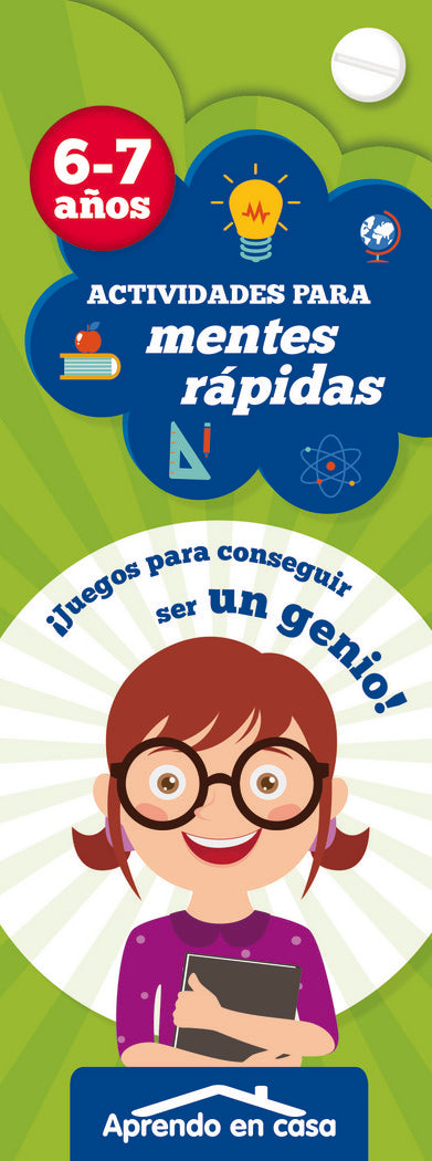 APRENDO EN CASA ACTIVIDADES PARA MENTES RÁPIDAS 6-7 | portada del libro