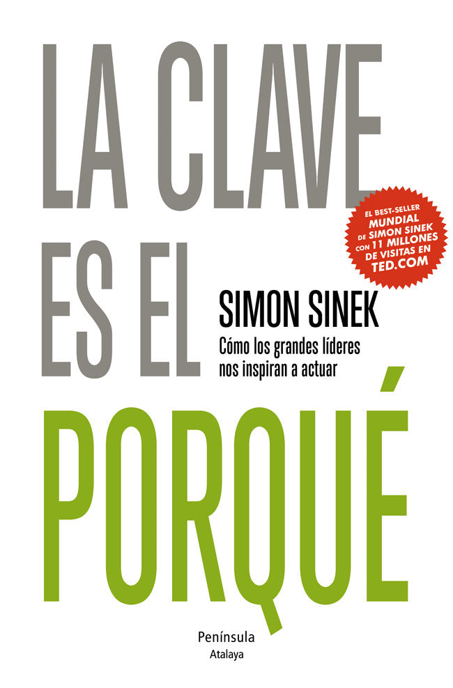 La clave es el porqué, de Sinek | portada del libro