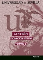 Gestión, promoción interna, Universidad de Sevilla, gestión universitaria. Temario 2 | portada del libro
