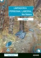 Limpiador, personal laboral, Comunidad Autónoma de Illes Balears. Temario, de Varios autores | portada del libro