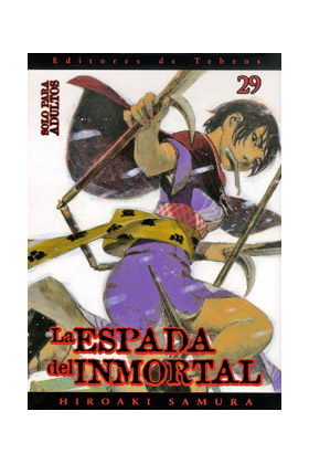 La espada del inmortal 29, de Samura | portada del libro