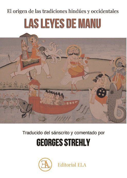LAS LEYES DE MANU, de GEORGES STREHLY | portada del libro