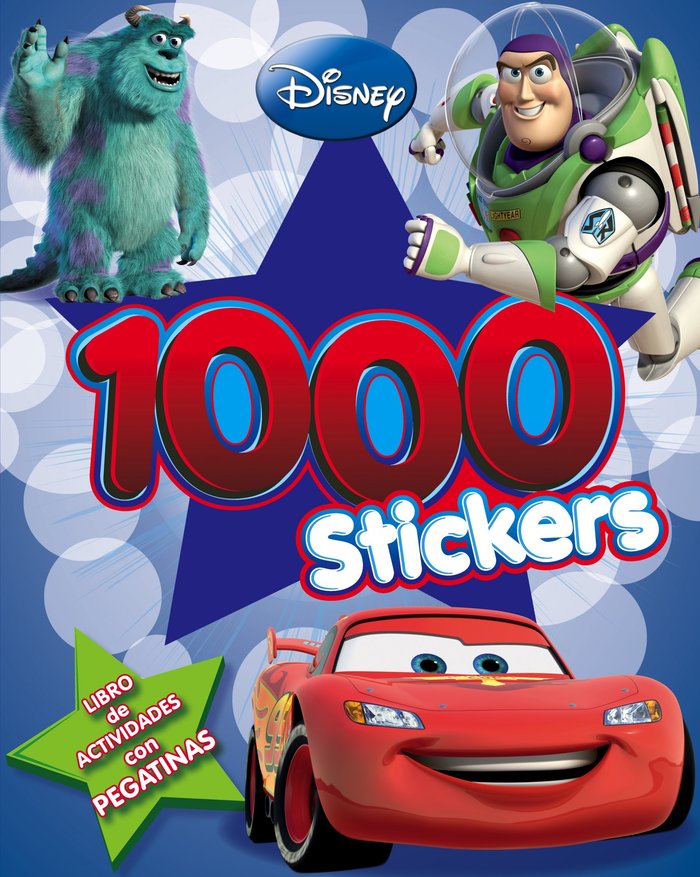 Pixar. Libro de actividades con 1000 pegatinas, de Disney | portada del libro