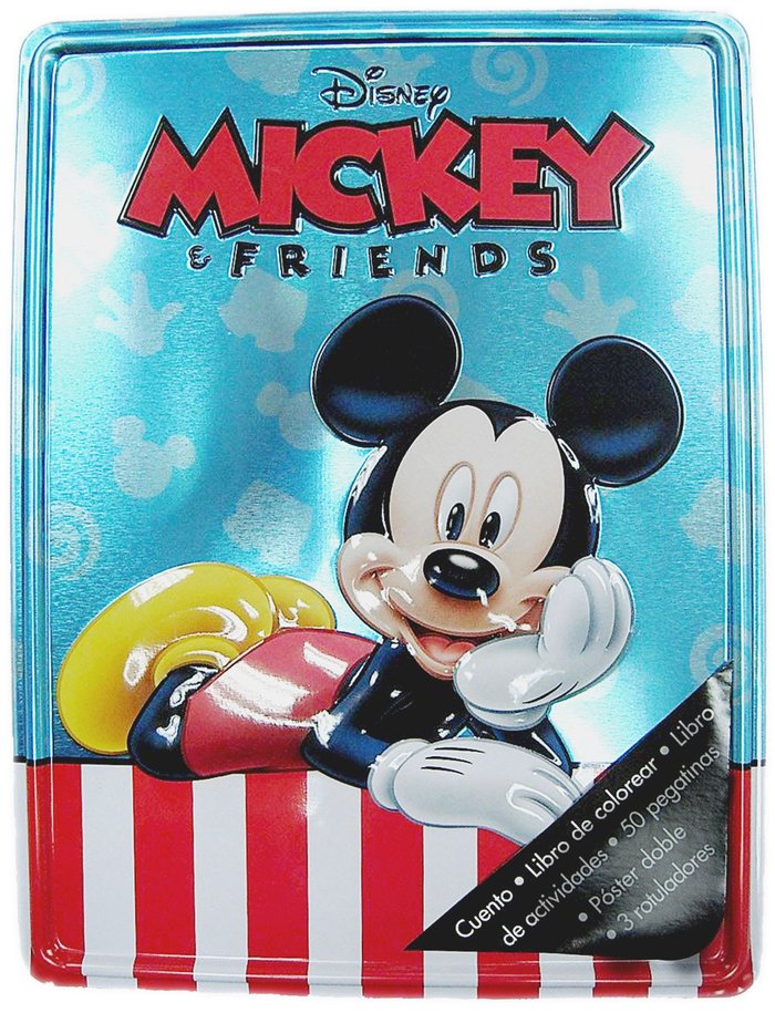 Mickey y sus amigos. Caja metálica, de Disney | portada del libro