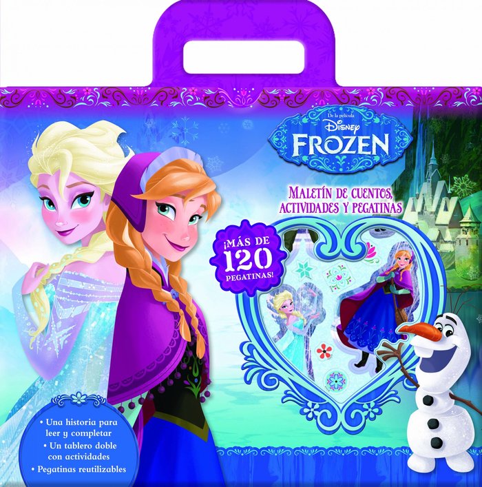 Frozen. Maletín de cuentos, actividades y pegatinas, de Disney | portada del libro