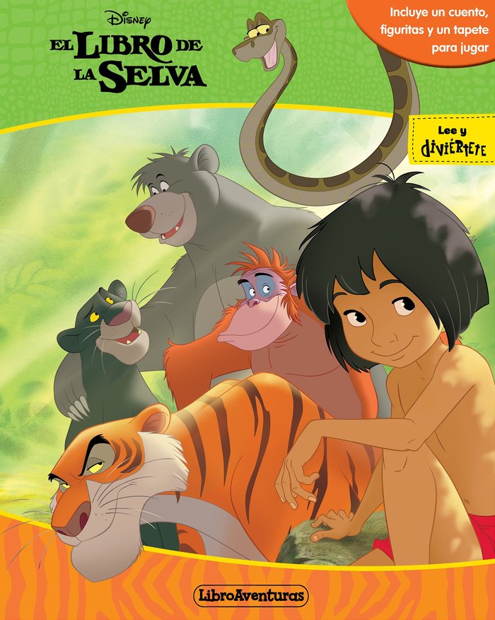 El libro de la selva. Libroaventuras, de Disney | portada del libro