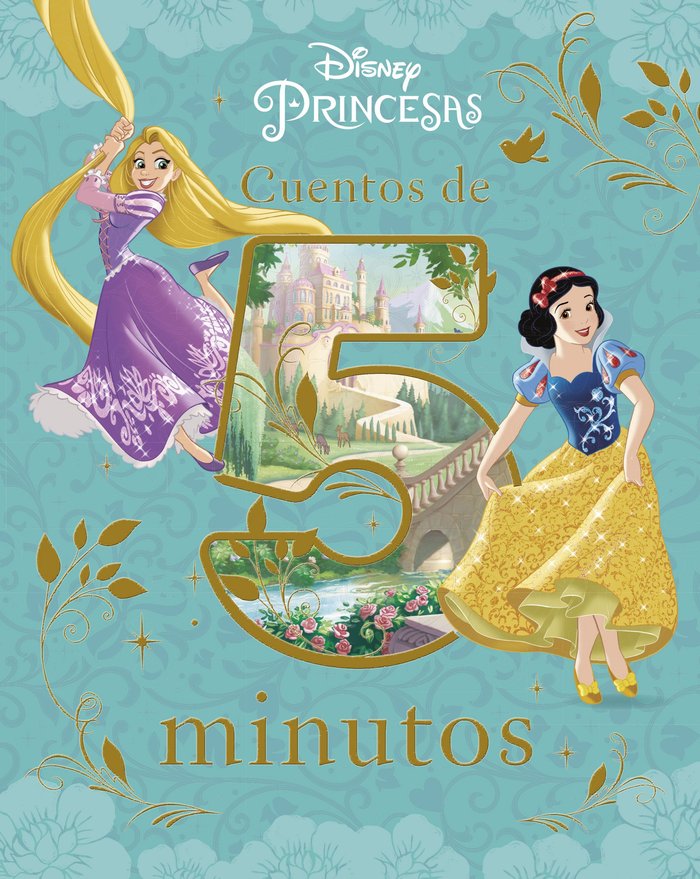 Princesas. Cuentos de 5 minutos, de Disney | portada del libro